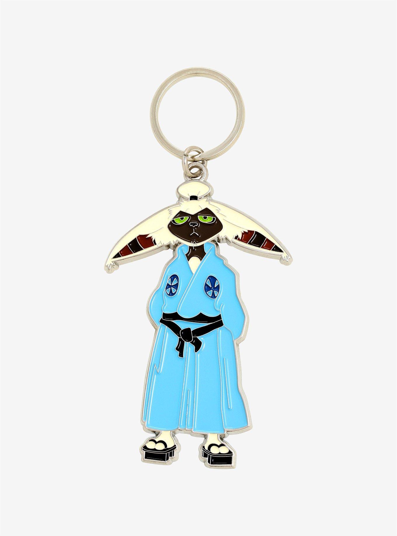 Avatar: The Last Airbender Samurai Momo Enamel Keychain
