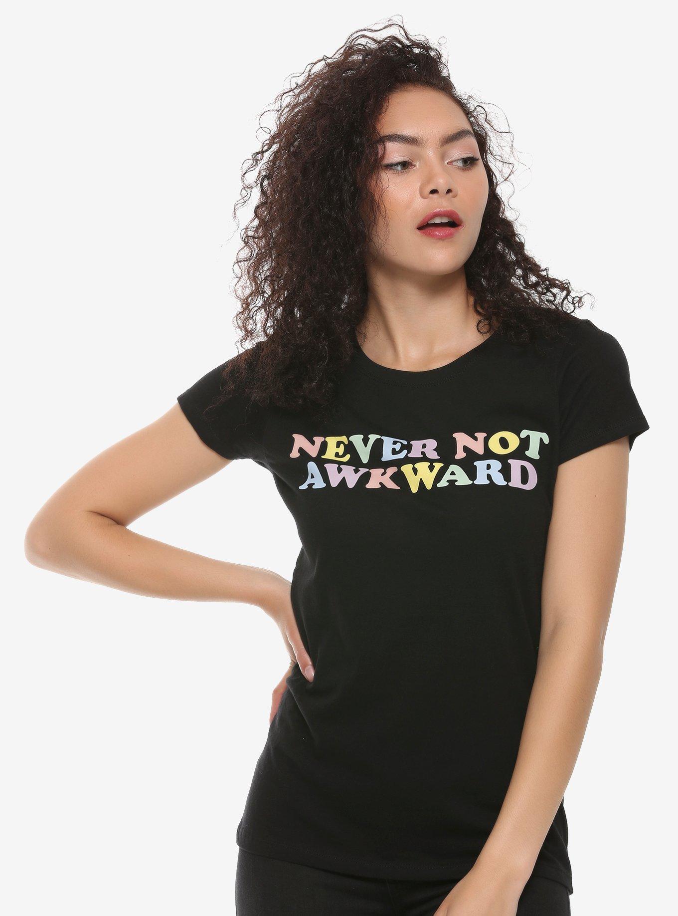 Never Not Awkward Girls T-Shirt, MULTI, hi-res