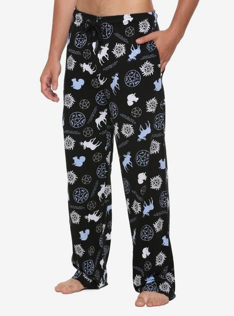 Supernatural Moose Squirrel Pajama Pants Hot Topic