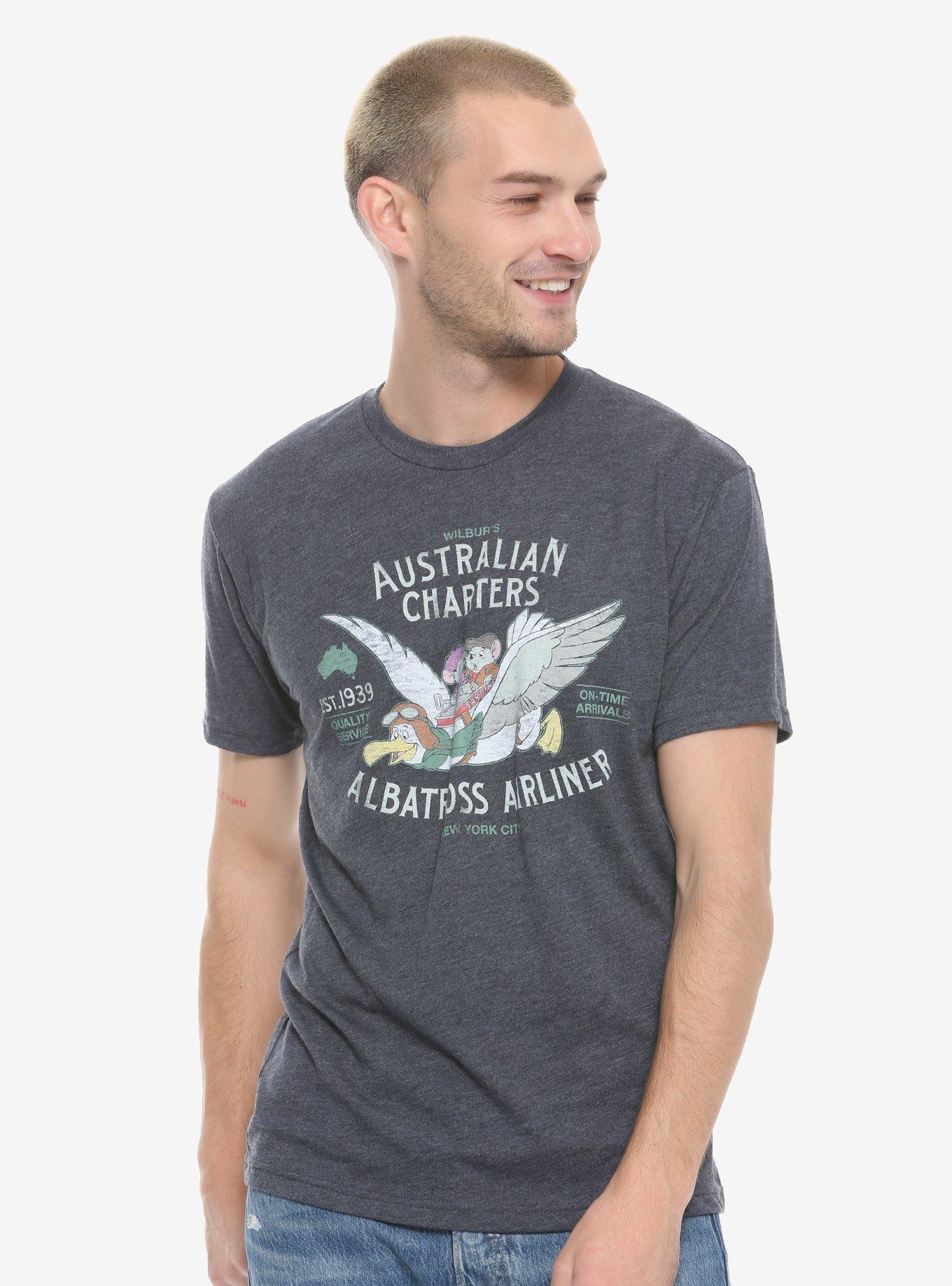 Disney The Rescuers Albatross Airliner T-Shirt, BLUE, hi-res