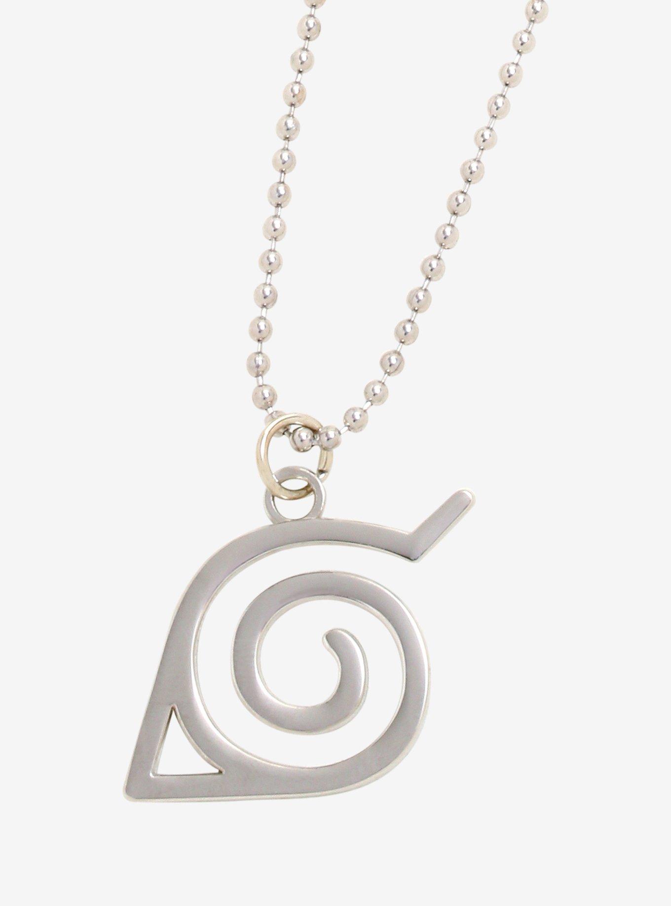 Naruto Shippuden Leaf Village Symbol Necklace, , hi-res