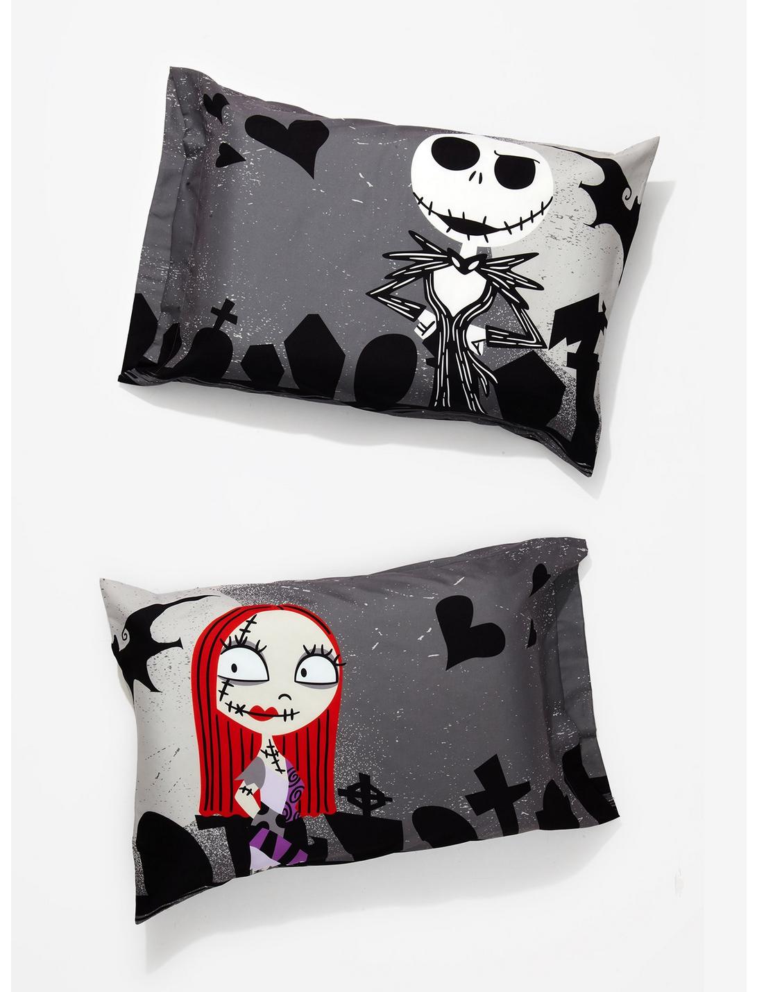 Disney The Nightmare Before Christmas Graveyard Pillowcase Set - BoxLunch Exclusive, , hi-res