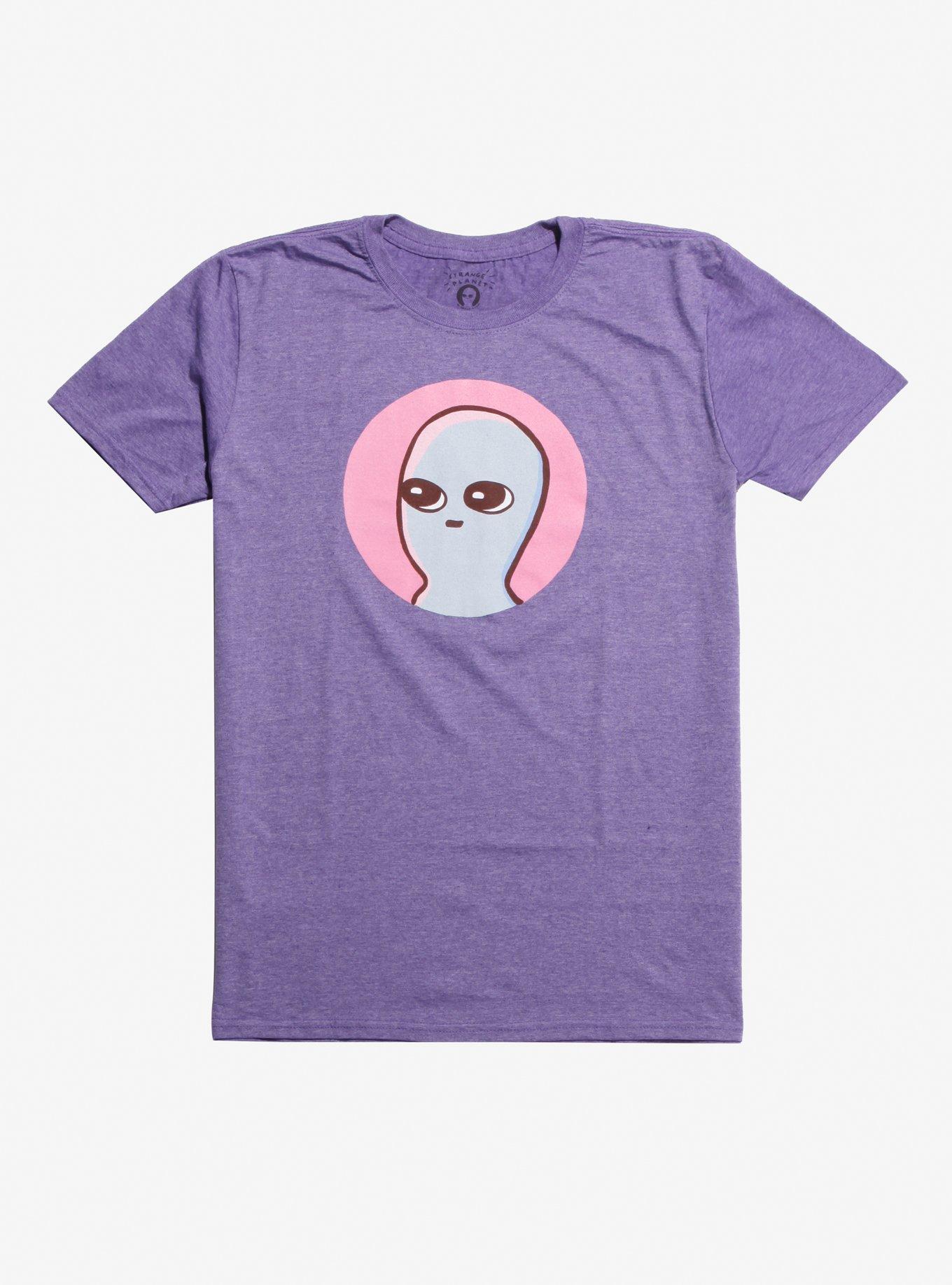 Strange Planet Being Icon T-Shirt, PINK, hi-res