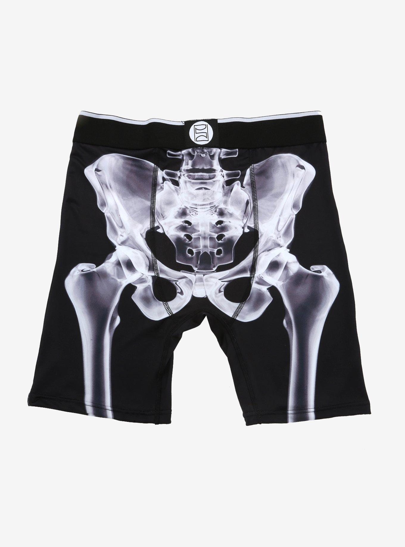 X-Ray Skeleton Boxer Briefs, MULTI, hi-res