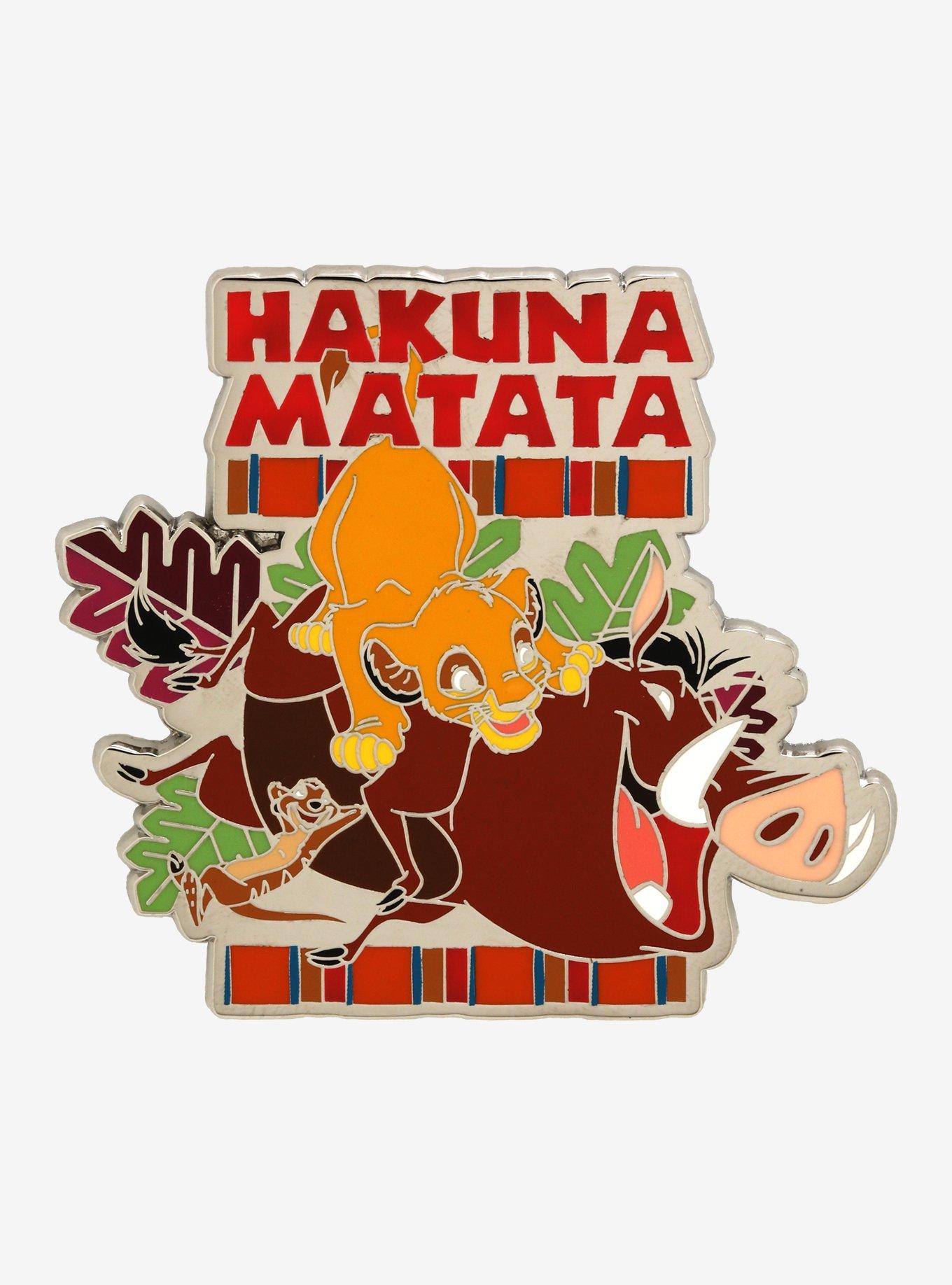 Disney The Lion King Hakuna Matata Enamel Pin With VHS Case, , hi-res