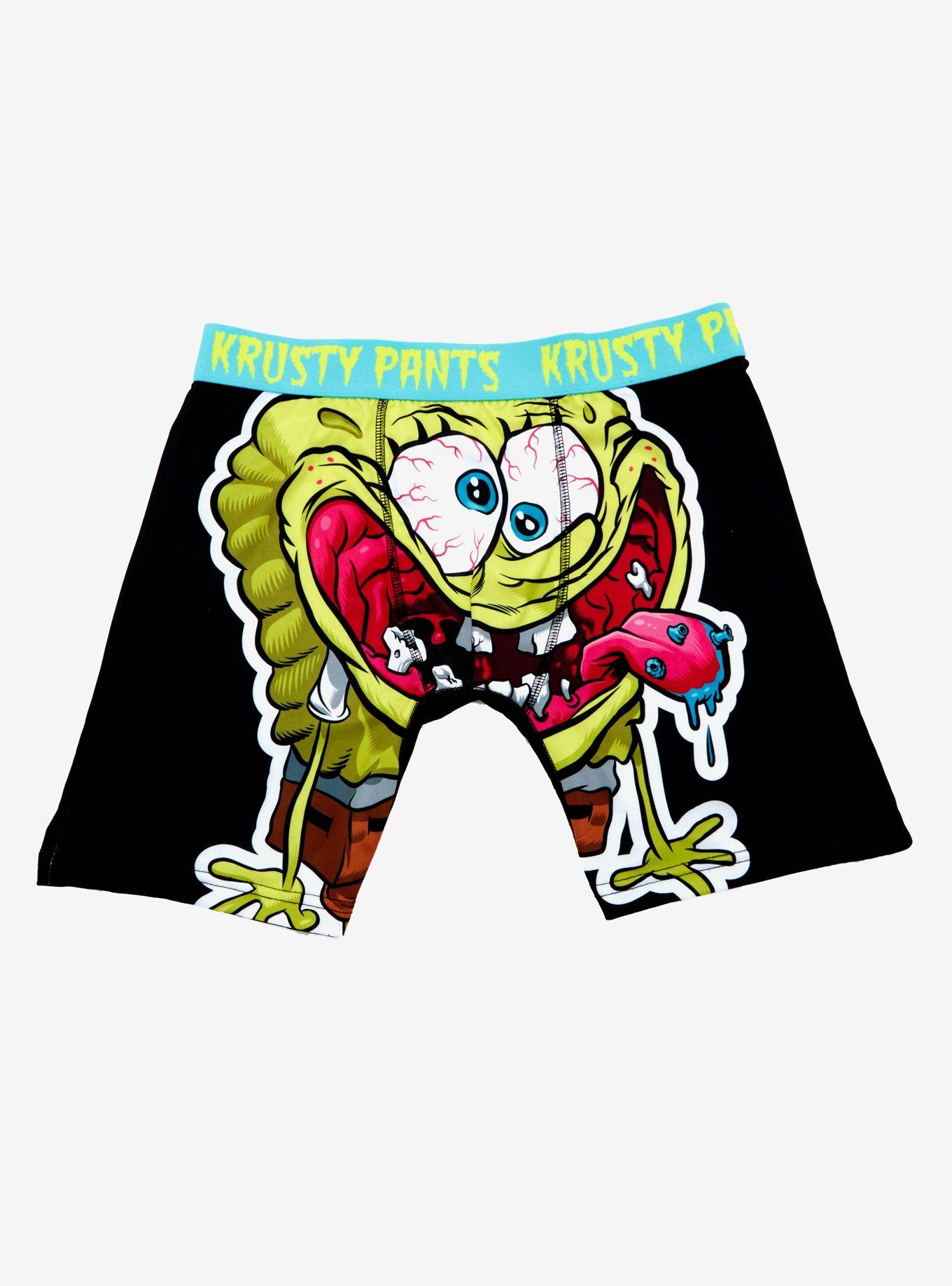 SpongeBob SquarePants Krusty Pants Boxer Briefs, MULTI, hi-res