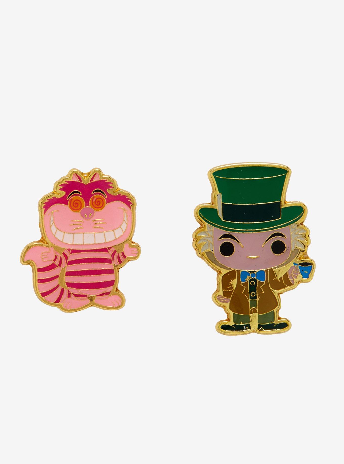 Funko, Toys, Funko Alice In Wonderland Queen Of Hearts Pop Mad Hatter  Cheshire Cat Key Chain