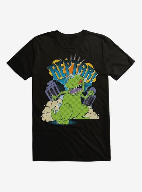 Rugrats Reptar City T-Shirt - BLACK | BoxLunch