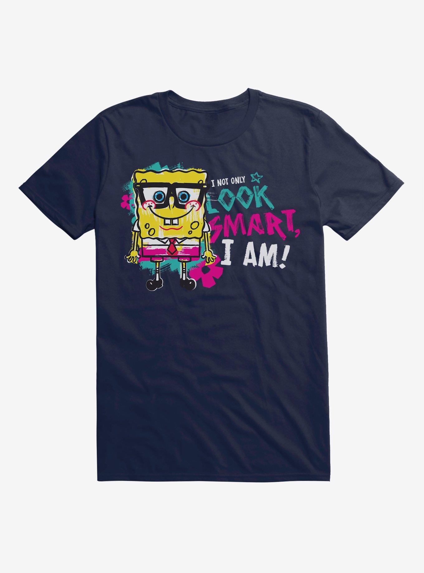 SpongeBob SquarePants Look Smart Am Smart T-Shirt, , hi-res