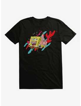 SpongeBob SquarePants SpongeBob SquarePants and Patrick Teeth Black T-Shirt, , hi-res