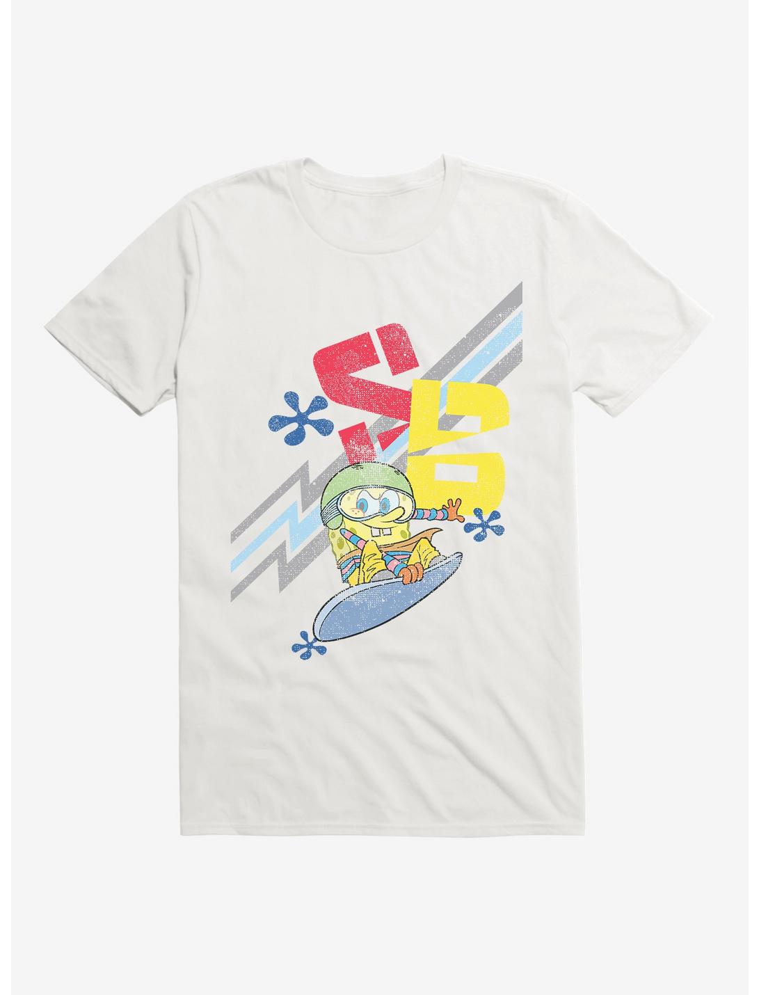 SpongeBob SquarePants Ski T-Shirt, WHITE, hi-res
