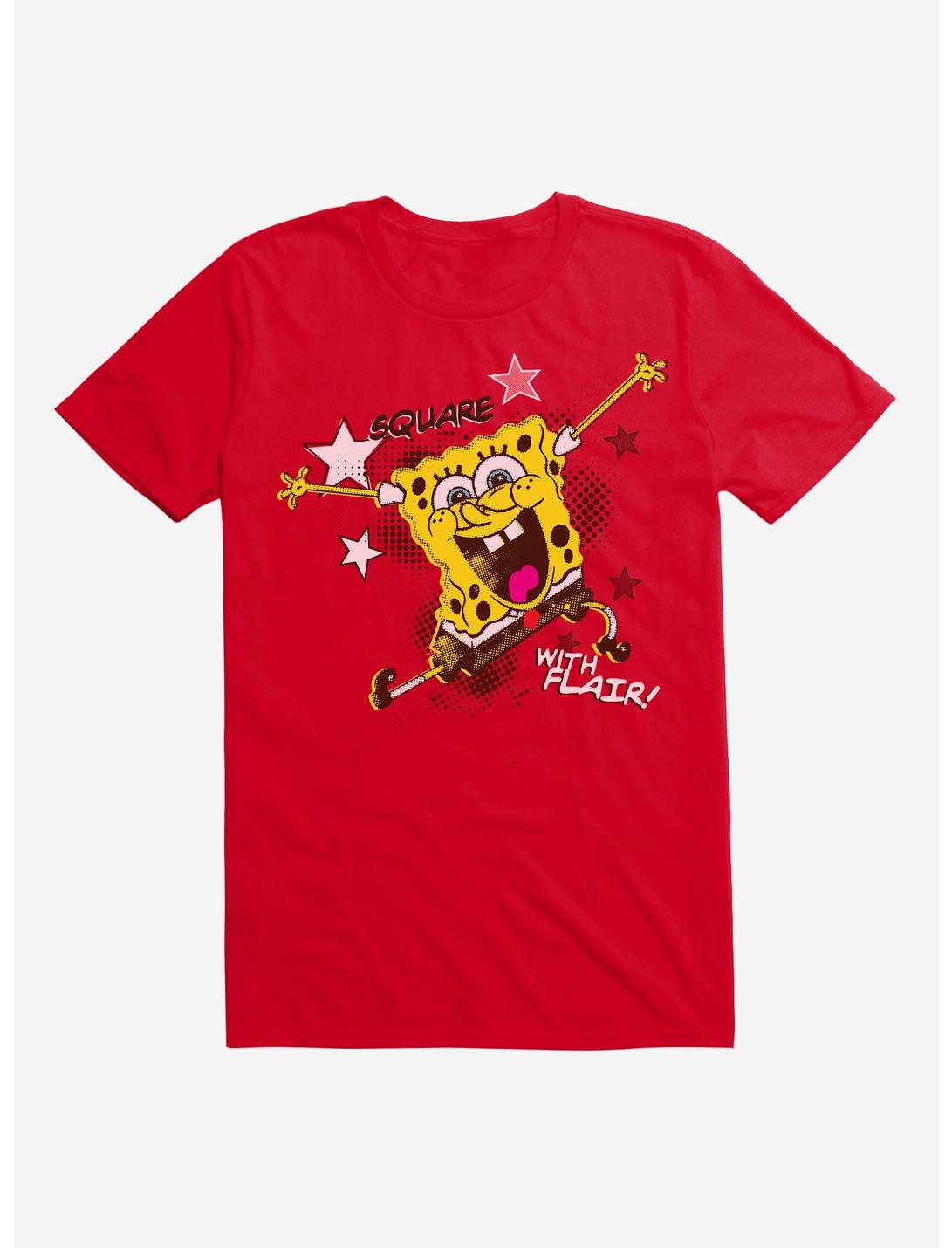 SpongeBob SquarePants Square With Flair T-Shirt, , hi-res