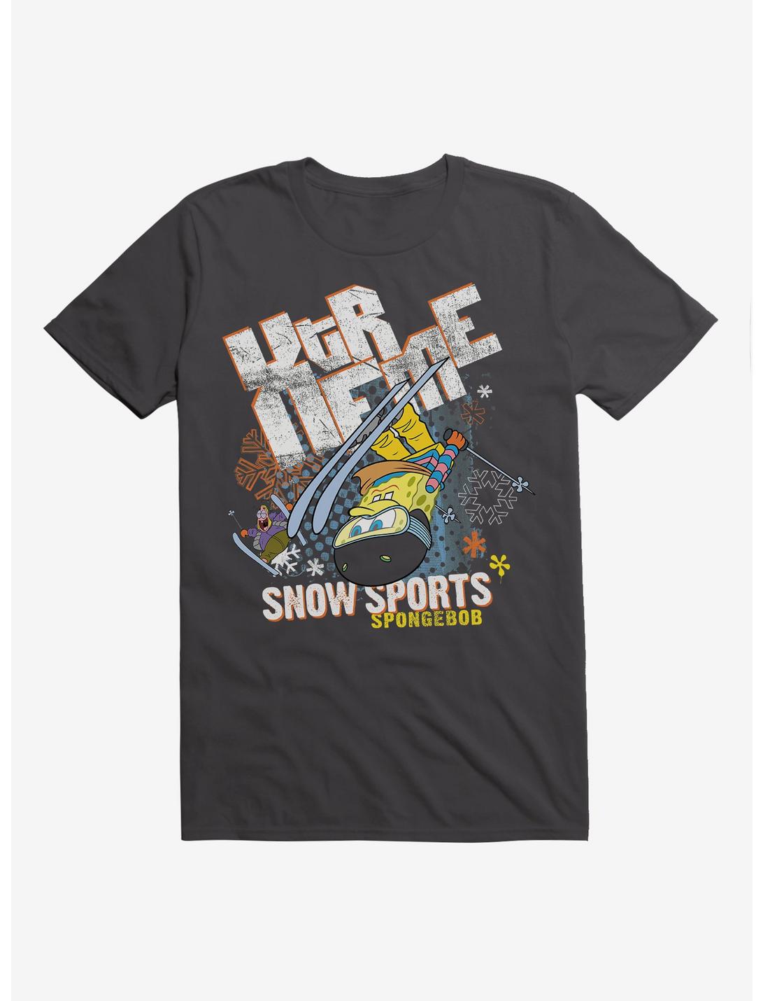 SpongeBob SquarePants Xtreme Snow Sports T-Shirt, DARK GREY, hi-res