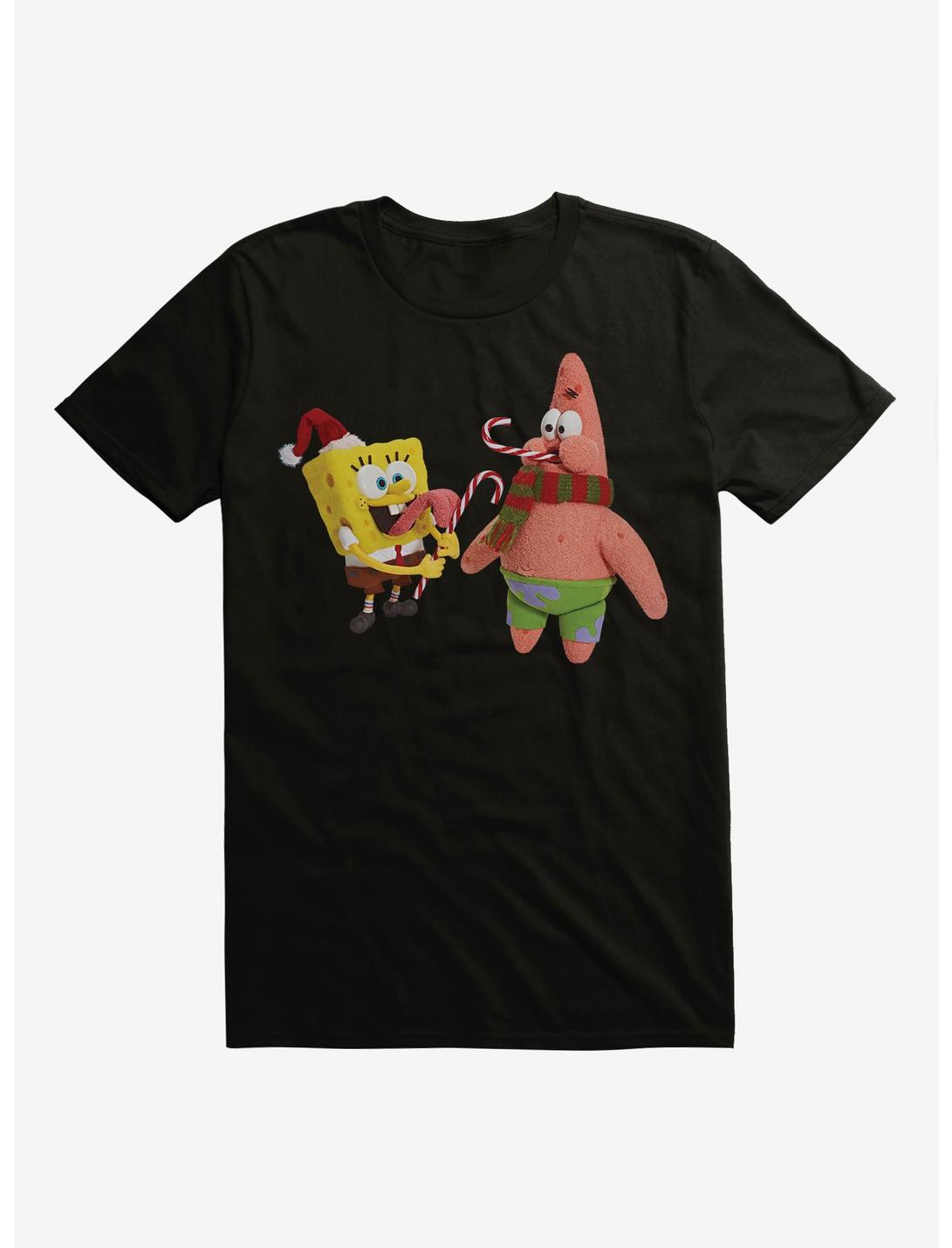 SpongeBob SquarePants Holiday Candy Cane T-Shirt, , hi-res