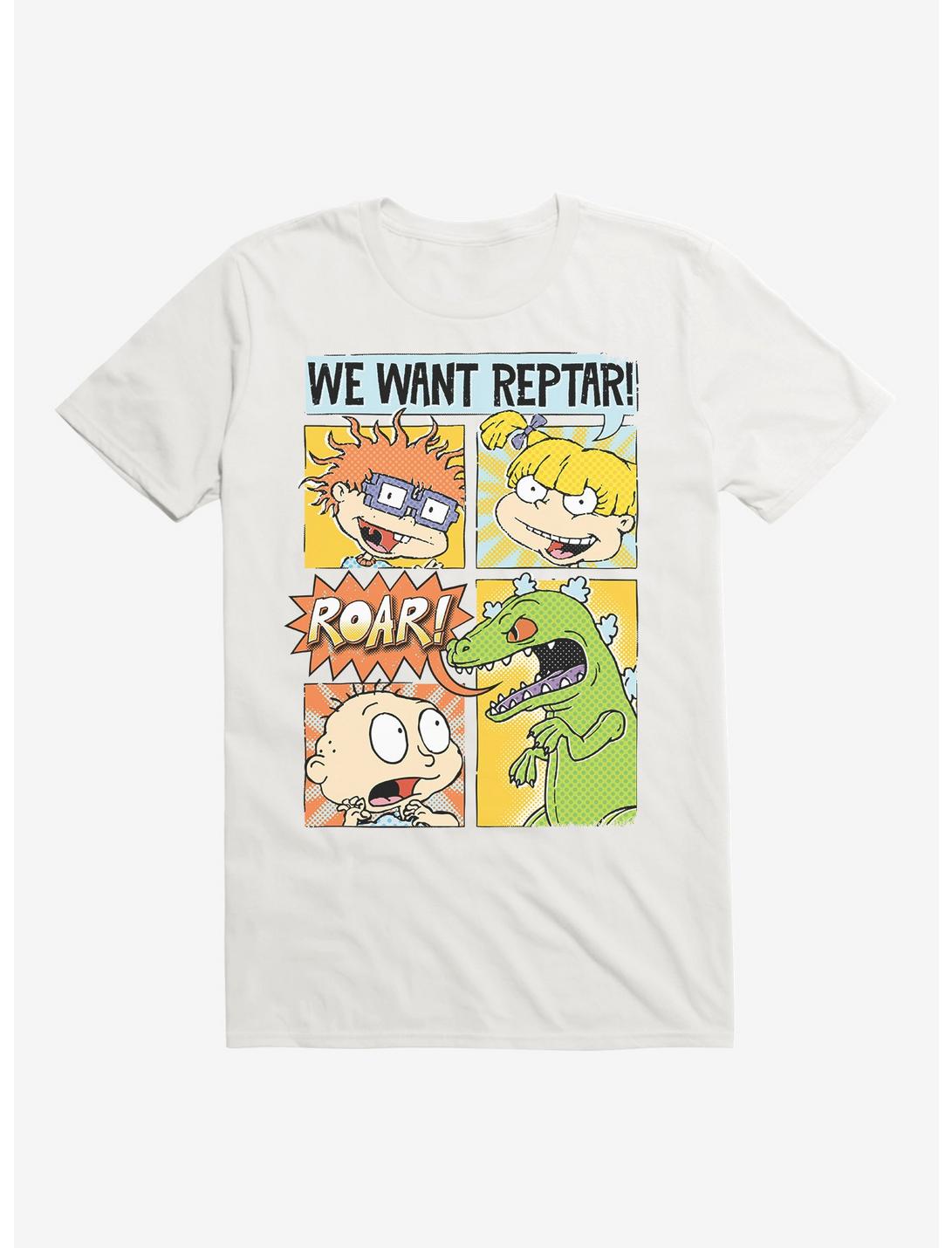 Rugrats We Want Reptar T-Shirt, WHITE, hi-res