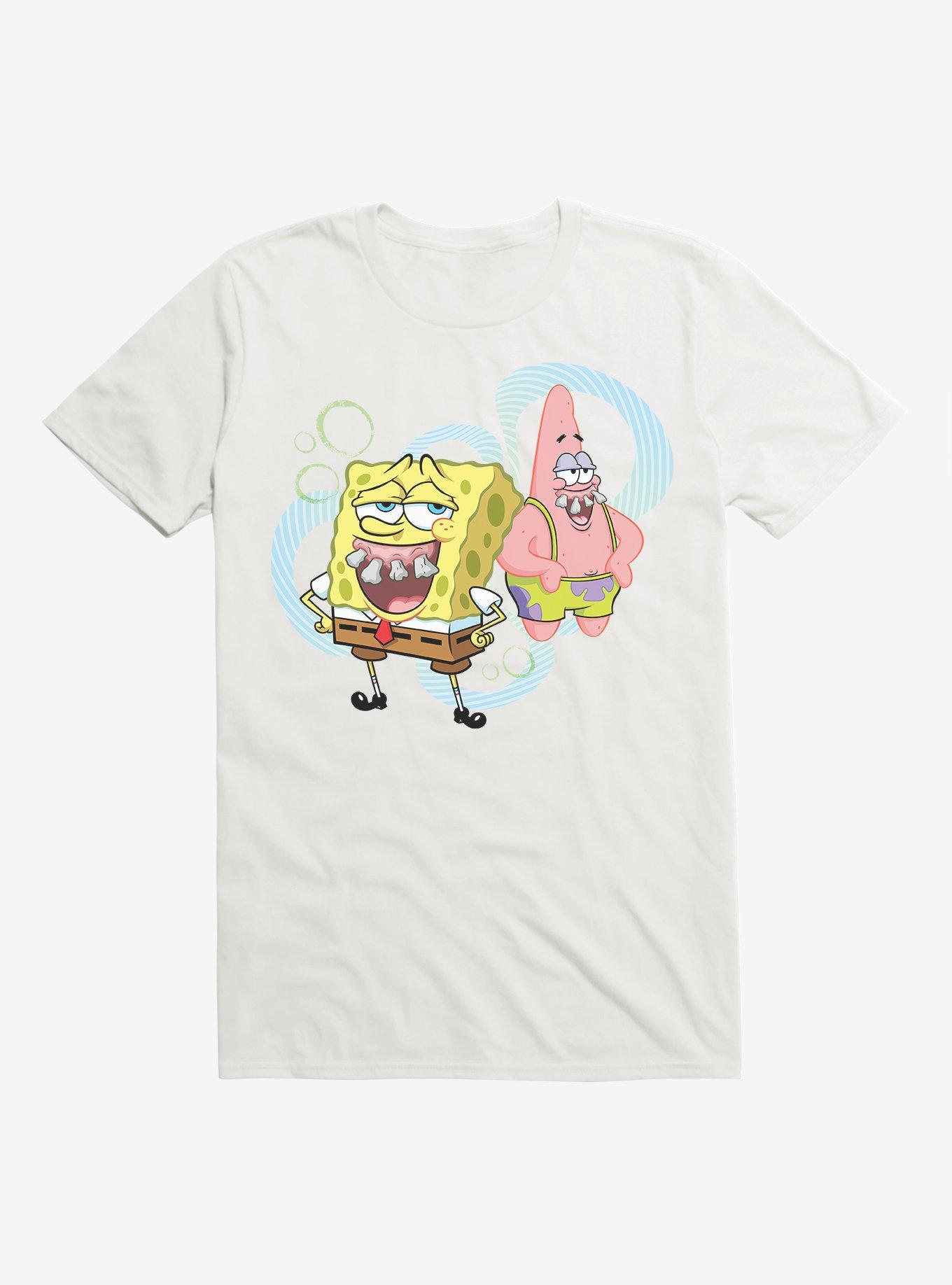 SpongeBob SquarePants SpongeBob SquarePants and Patrick Teeth T-Shirt, WHITE, hi-res