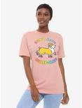Corgi Don't Hate Roller Skate T-Shirt - BoxLunch Exclusive, PINK, hi-res