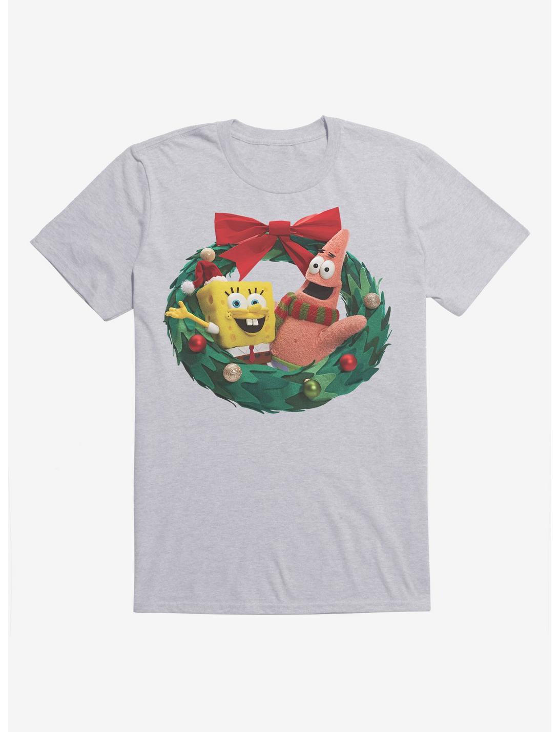 SpongeBob SquarePants Christmas Wreath T-Shirt, , hi-res