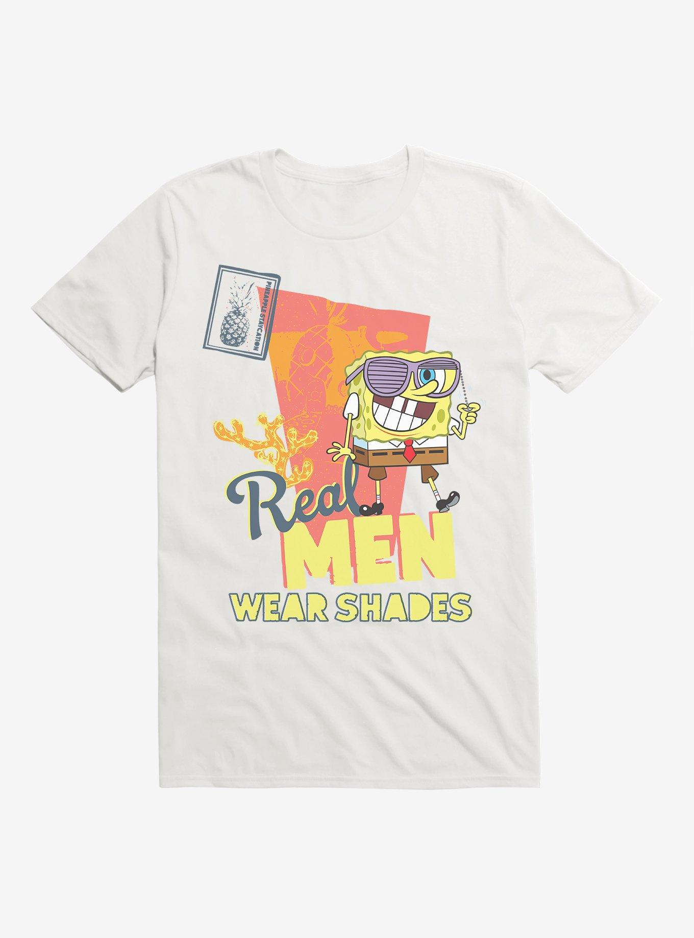 SpongeBob SquarePants Real Men Wear Shades T-Shirt, , hi-res