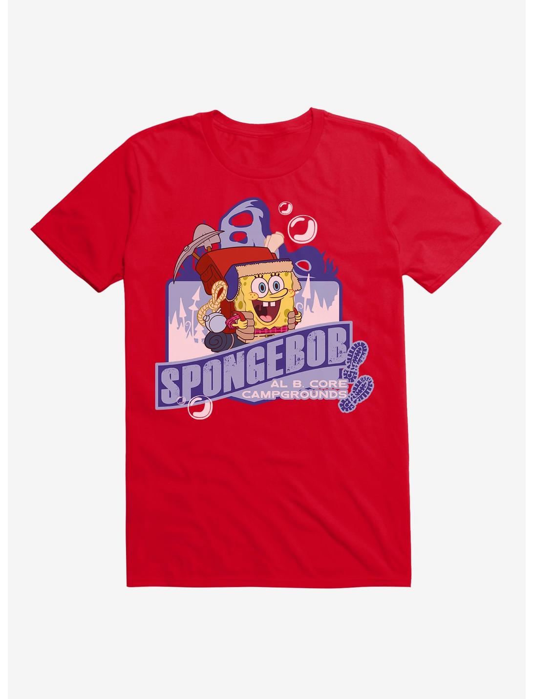 SpongeBob SquarePants Al B Campgrounds T-Shirt, RED, hi-res