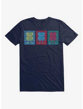 SpongeBob SquarePants Multicolor Silhouettes T-Shirt, , hi-res
