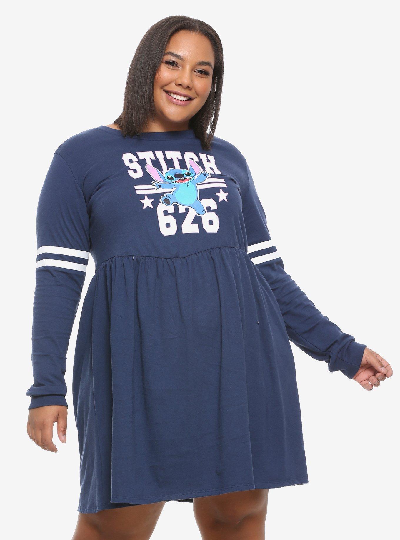 Disney Lilo & Stitch Experiment 626 Dress Plus Siz, MULTI, hi-res