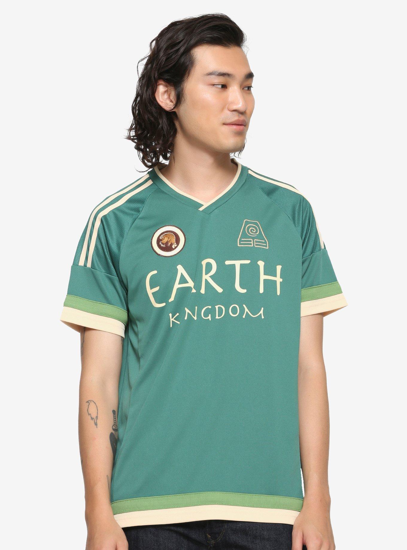 Avatar: The Last Airbender Earth Kingdom Jersey - BoxLunch Exclusive, GREEN, hi-res