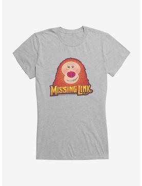 Missing Link Face Girls T-Shirt, HEATHER, hi-res