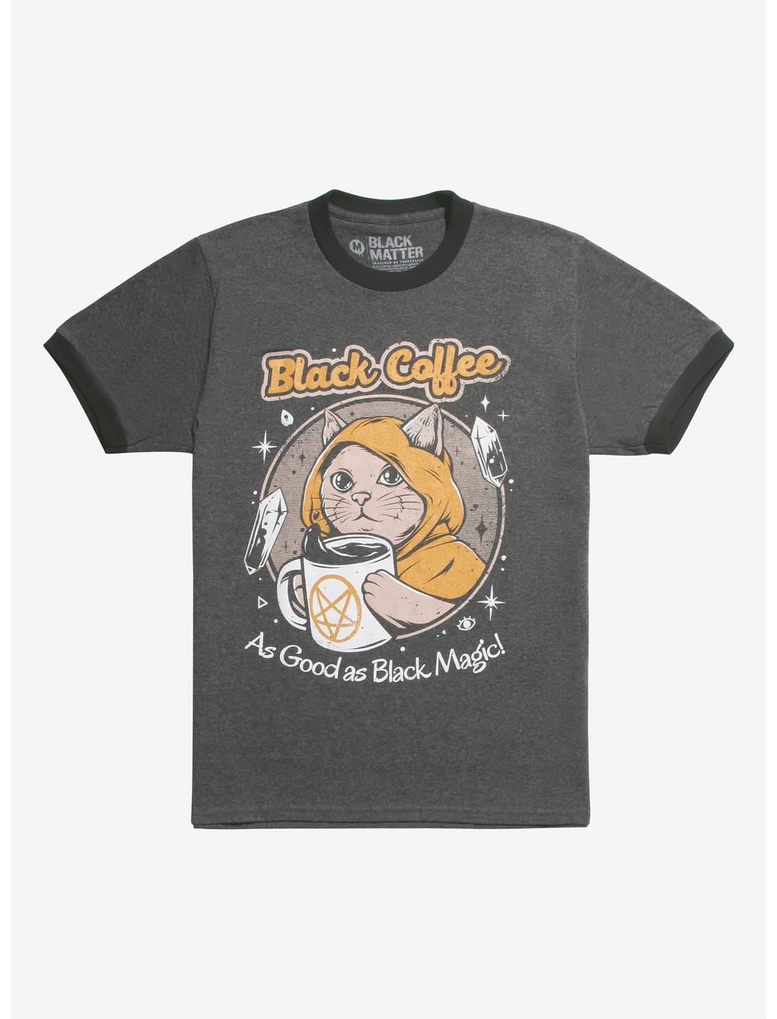 Black Coffee Ringer T-Shirt, MULTI, hi-res