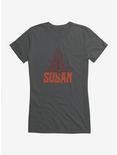 Missing Link Susan Girls T-Shirt, CHARCOAL, hi-res