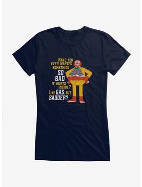 Missing Link Ever Wanted Something So Bad Girls T-Shirt, NAVY, hi-res