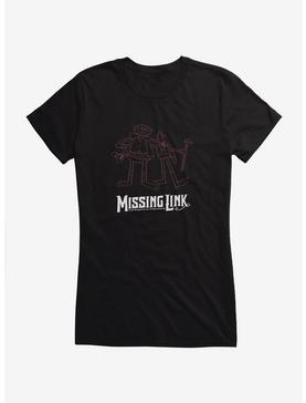 Missing Link Sketch Girls T-Shirt, BLACK, hi-res