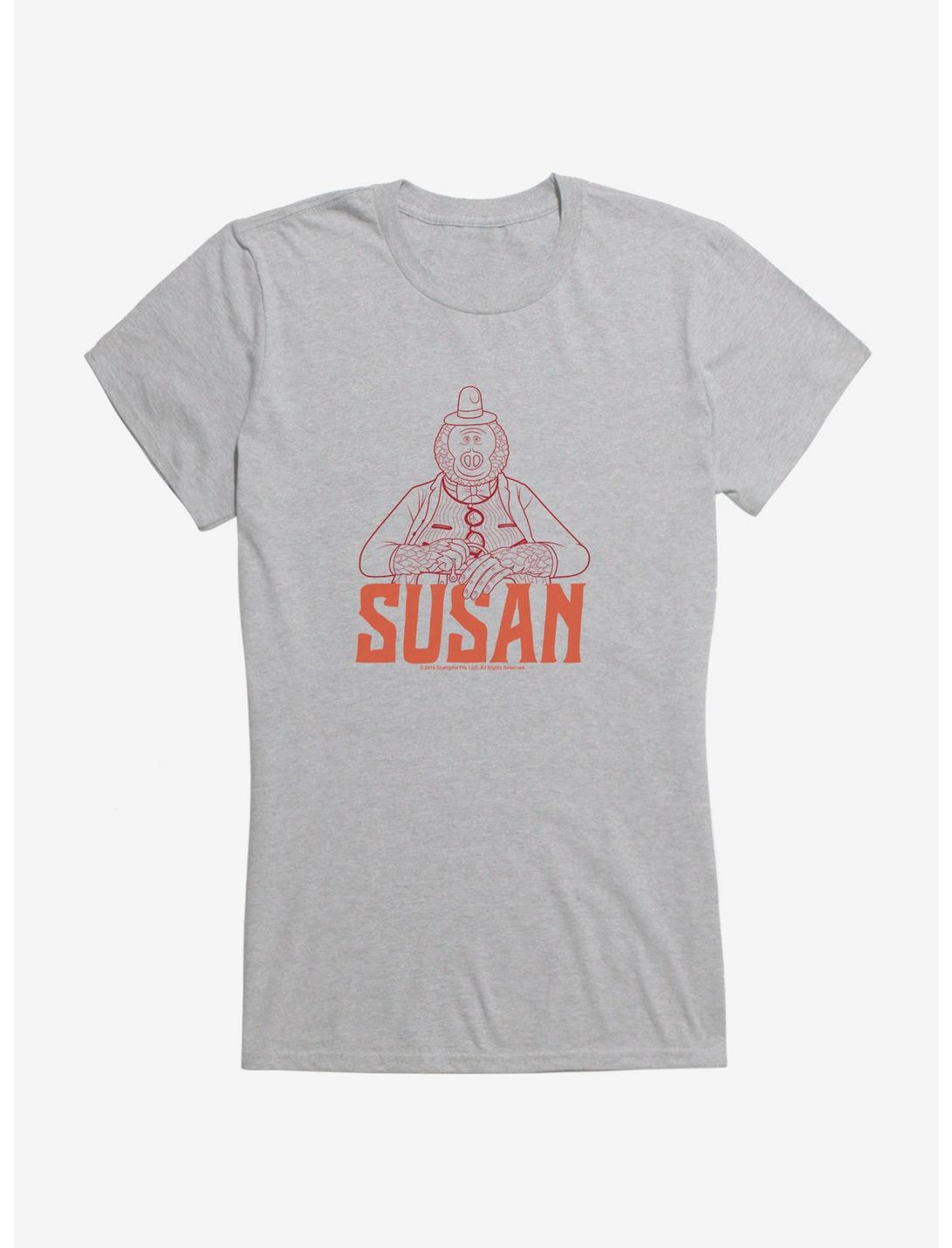 Missing Link Susan Girls T-Shirt, HEATHER, hi-res