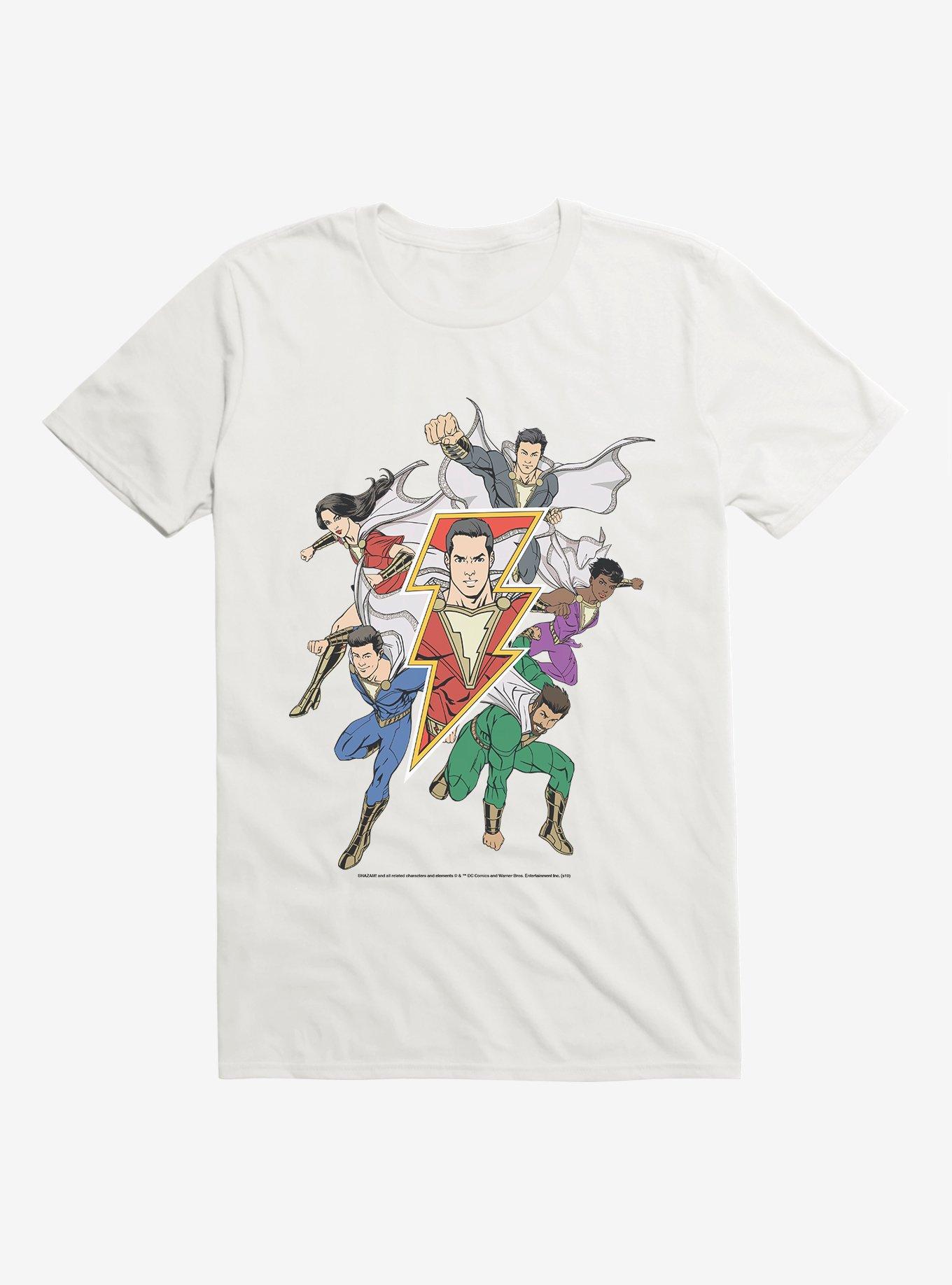 DC Comics Shazam! Group Heroes T-Shirt, , hi-res