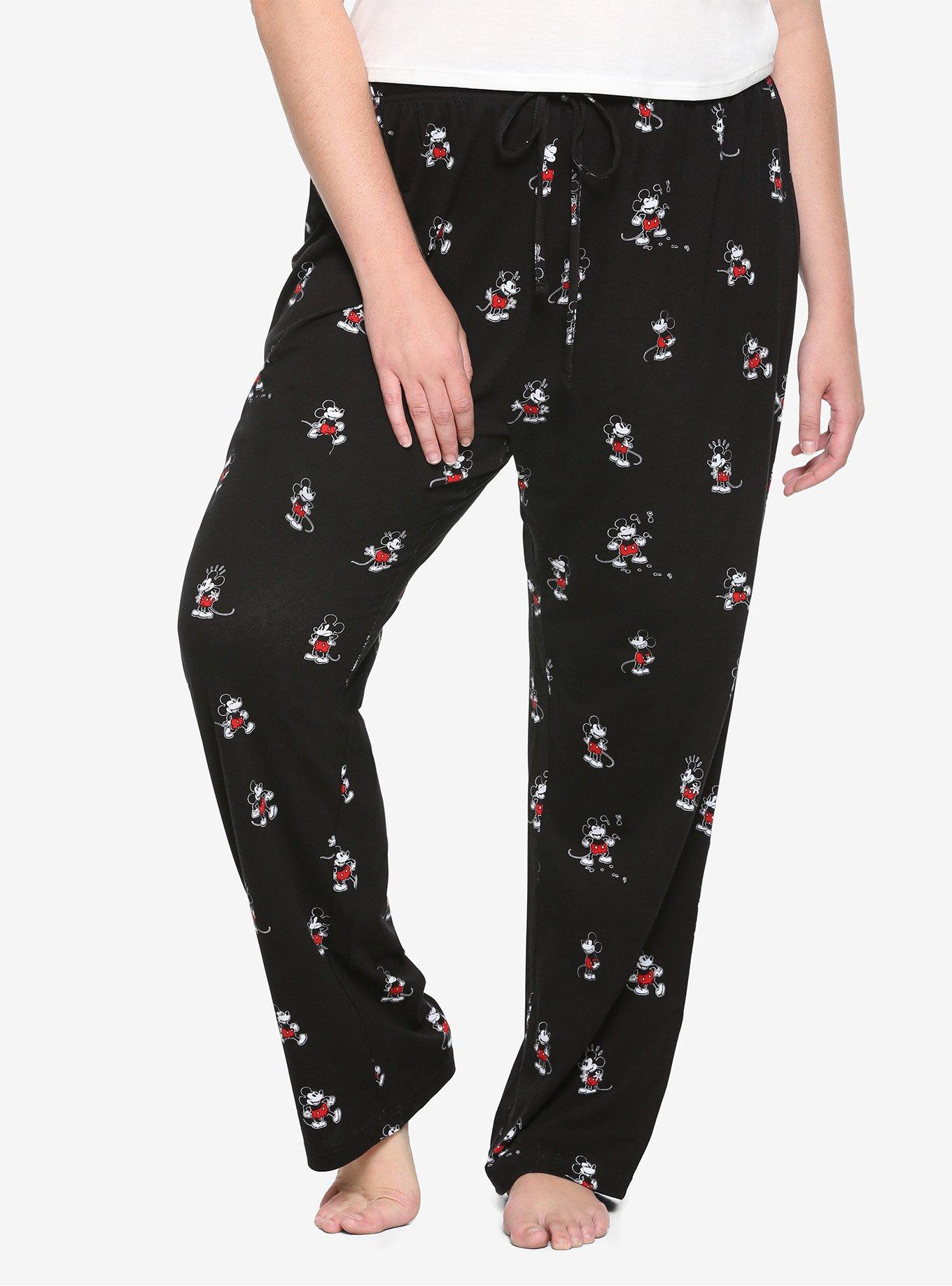 Disney Mickey Mouse Classic Pose Girls Pajama Pants Plus Size | Hot Topic