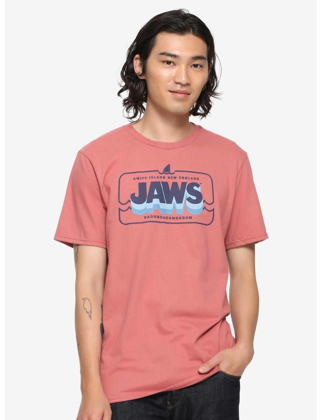Jaws Amity Island T-Shirt, ORANGE, hi-res