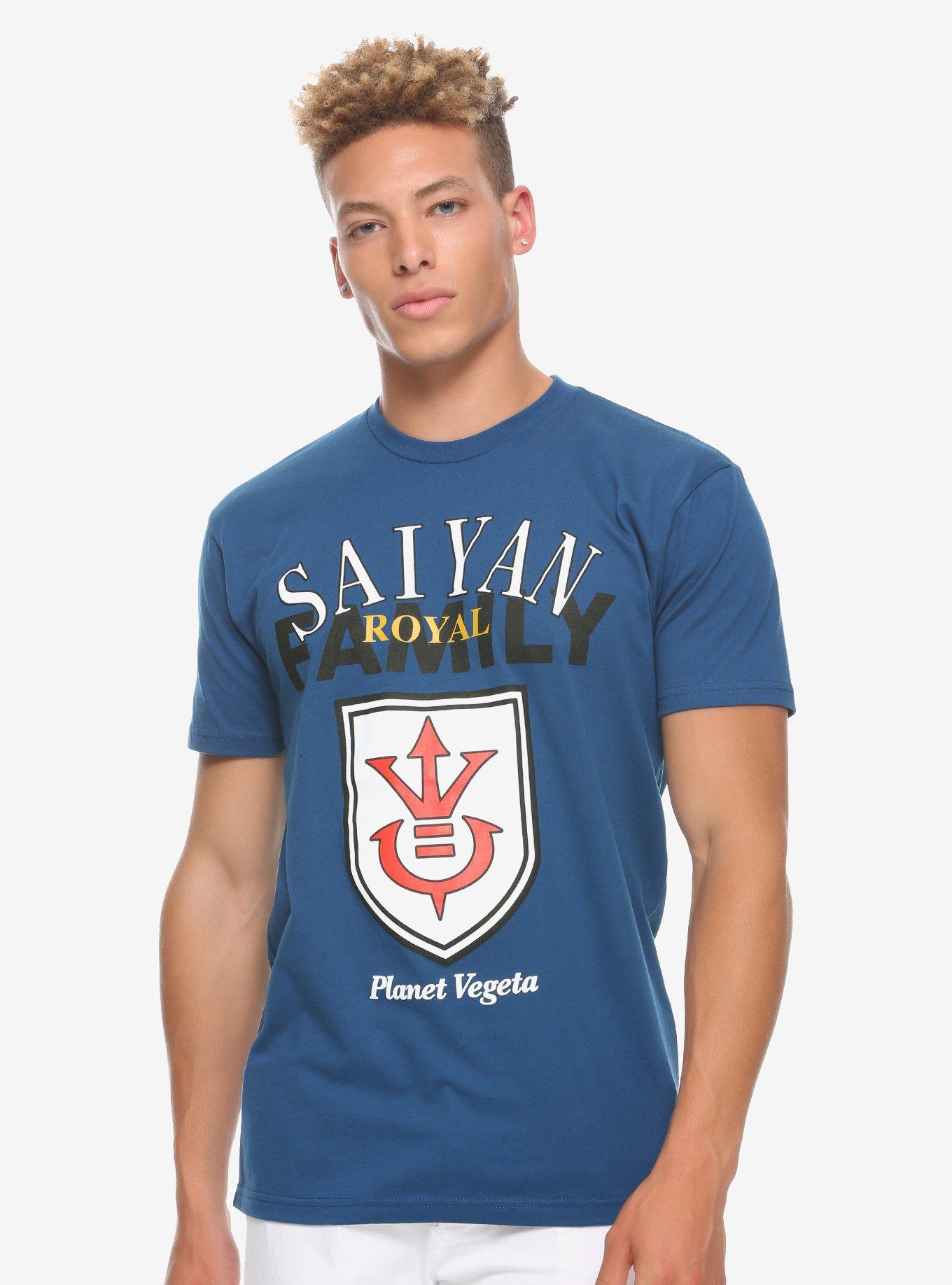 Dragon Ball Z Saiyan Royal Family T-Shirt, BLUE, hi-res