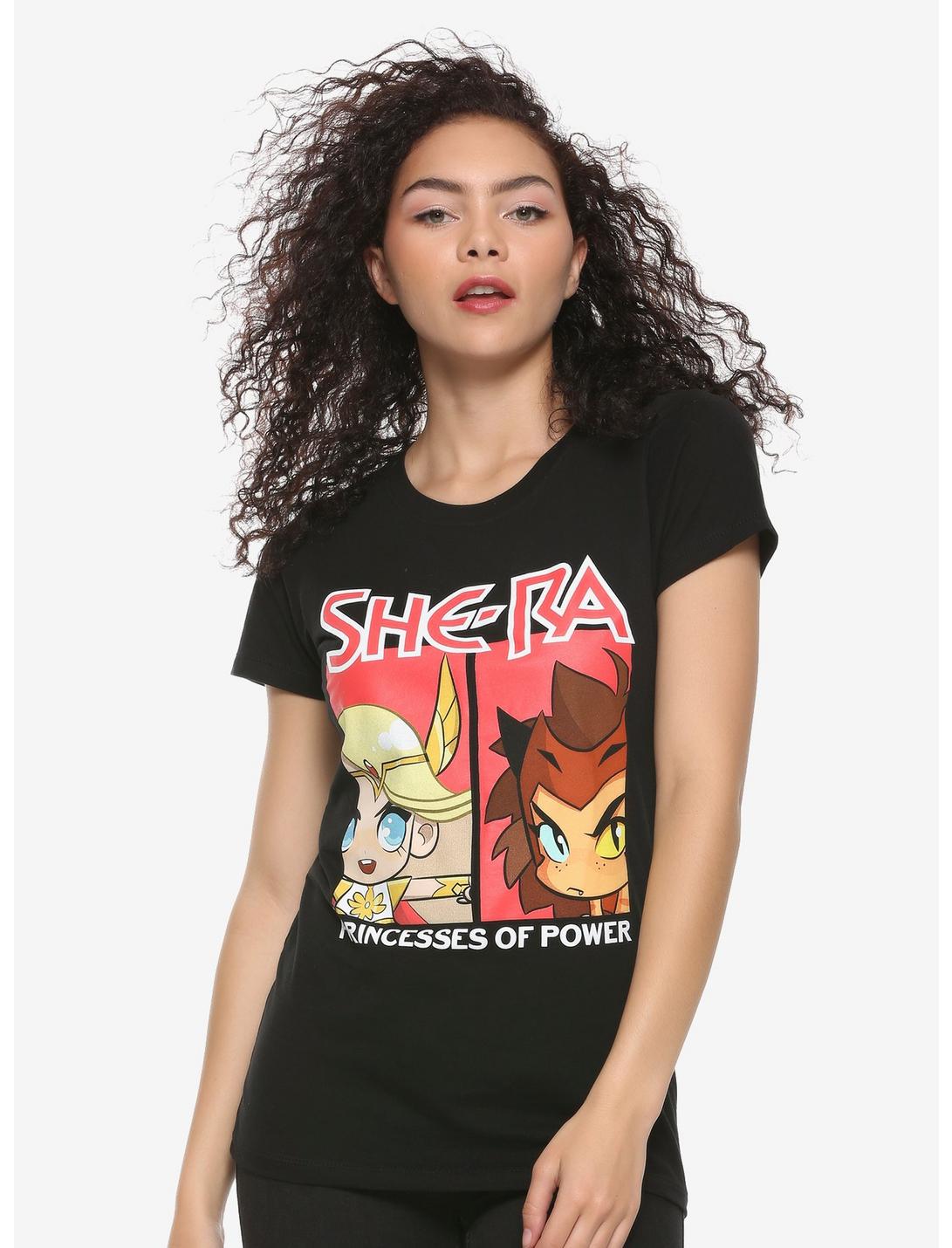 She-Ra And The Princesses Of Power Chibi Adora & Catra Girls T-Shirt, MULTI, hi-res