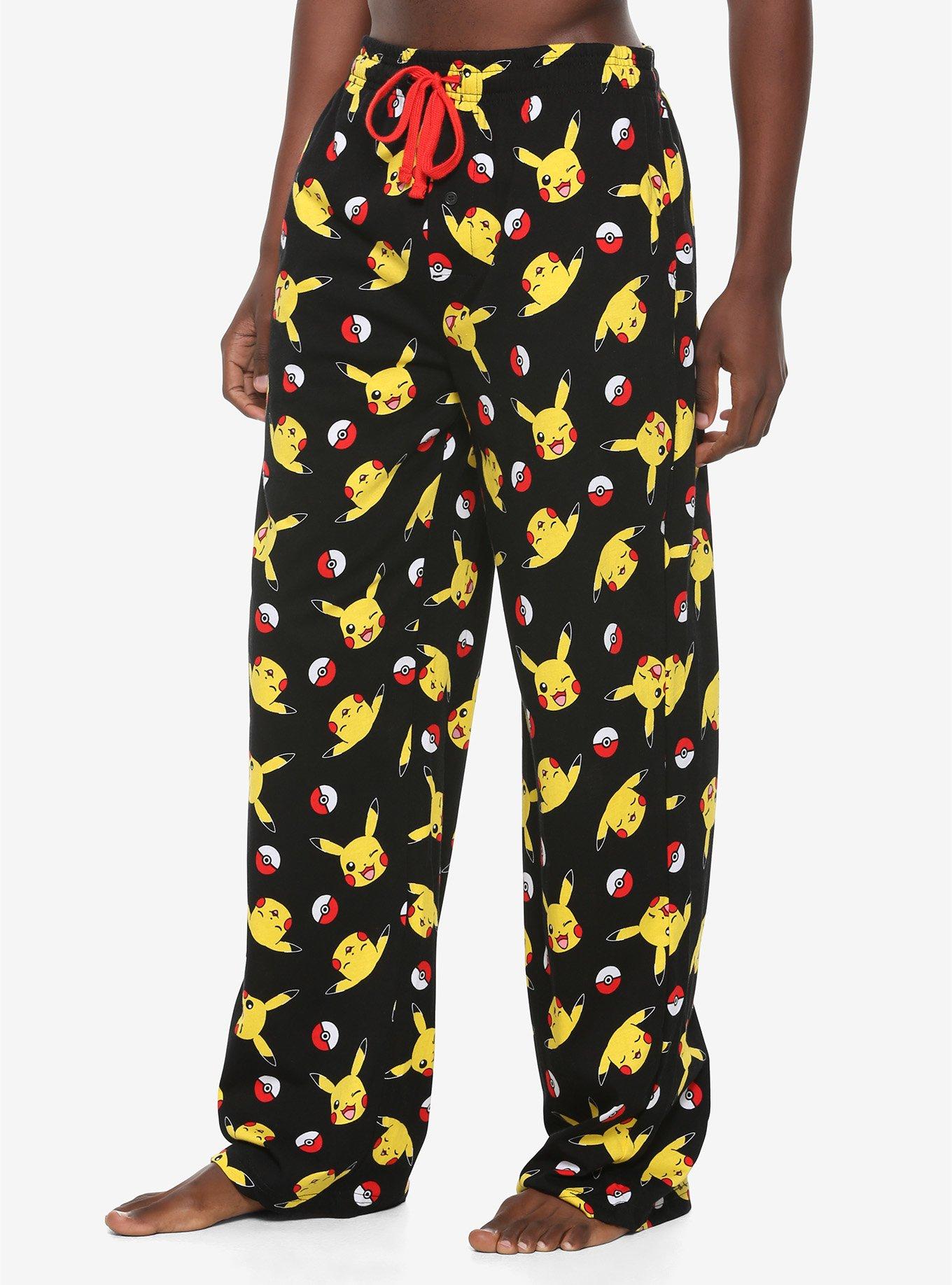 Pokemon Pikachu & Poke Balls Pajama Pants, MULTI, hi-res