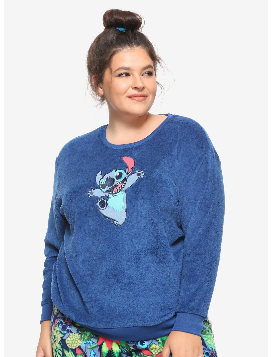 Disney Lilo & Stitch Tropical Girls Plush Short Pajama Set Plus Size, MULTI, hi-res