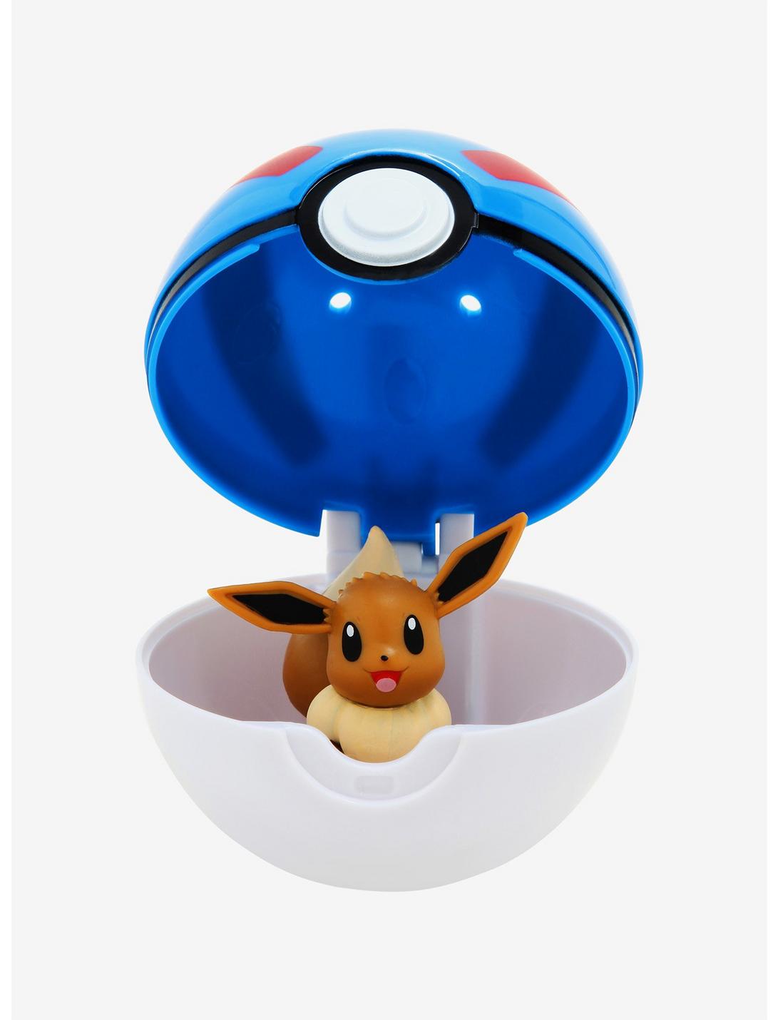 Pokemon Clip 'N' Go Eevee with Great Ball Set, , hi-res