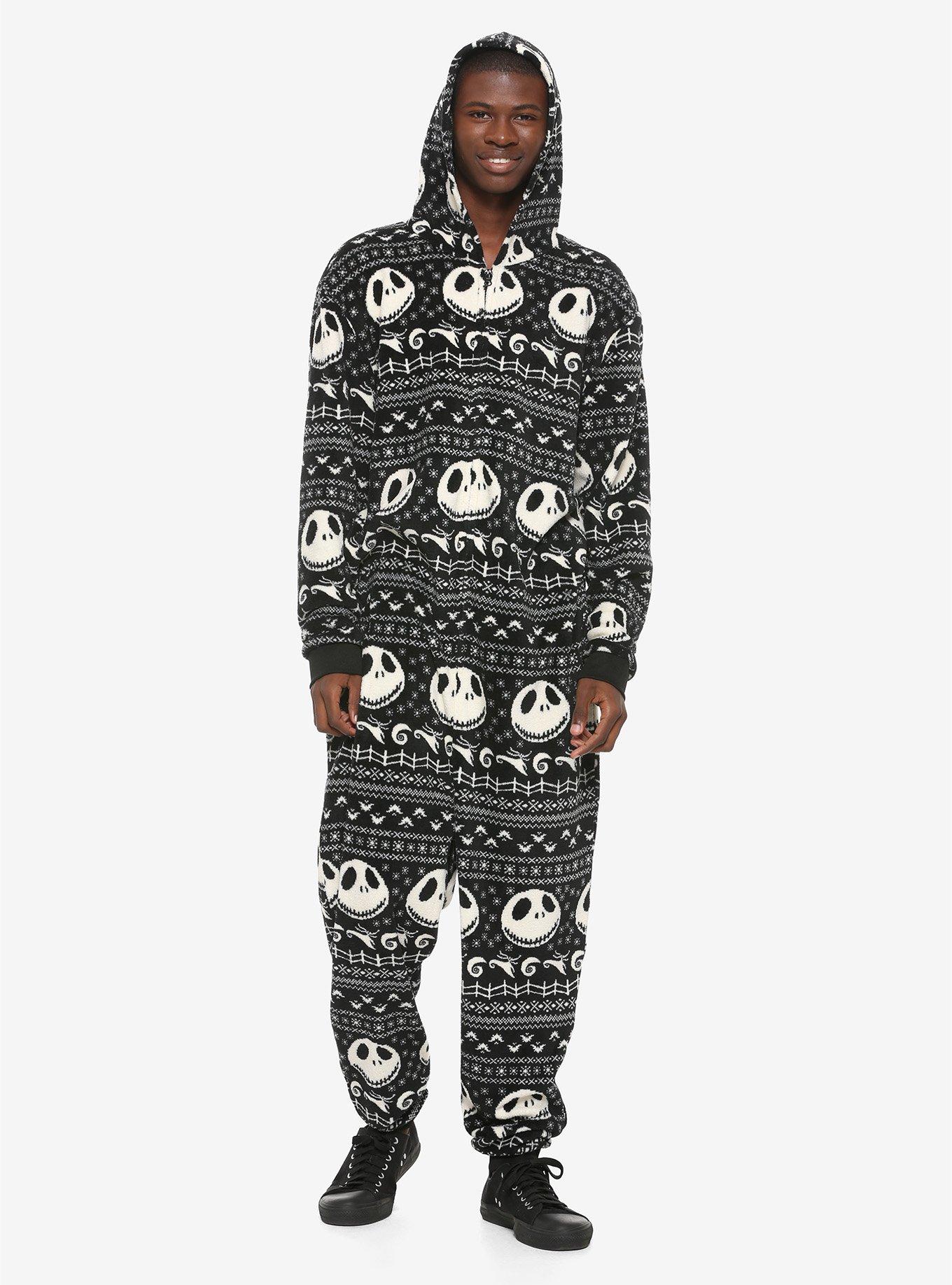 The Nightmare Before Christmas Fair Isle Print Union Suit