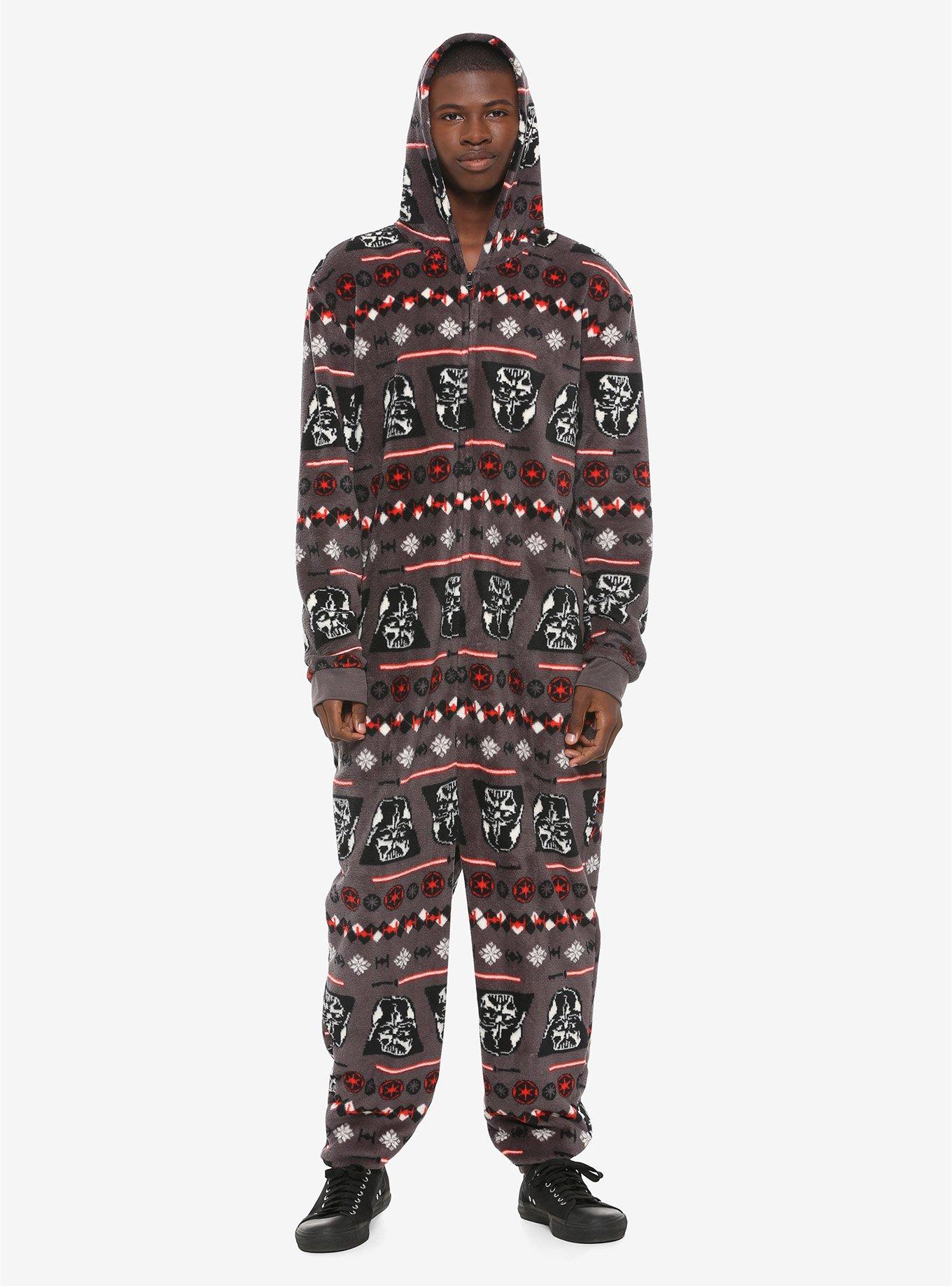 Star Wars Fair Isle Print Union Suit, MULTI, hi-res