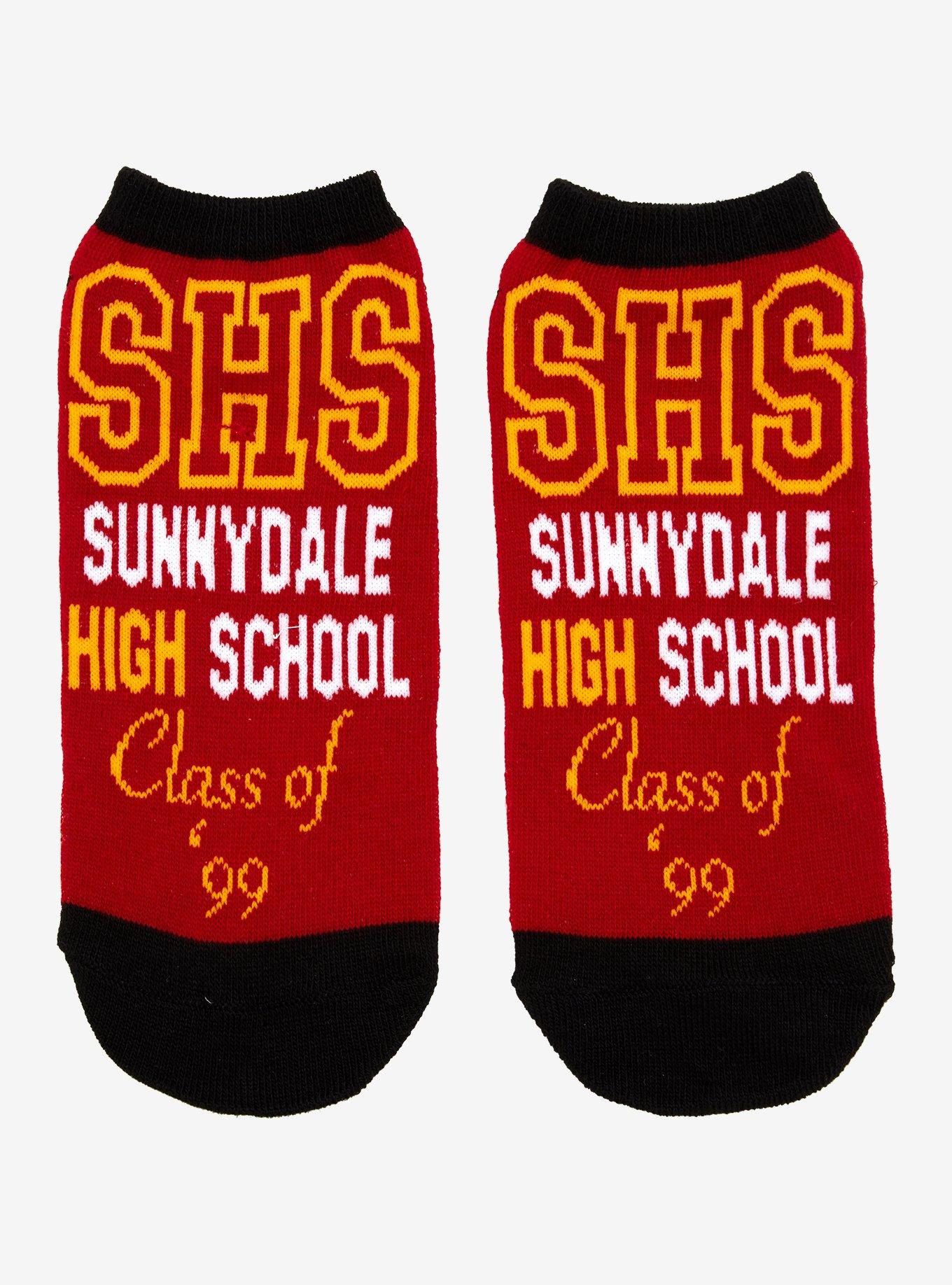 Buffy The Vampire Slayer Sunnydale High School No-Show Socks, , hi-res