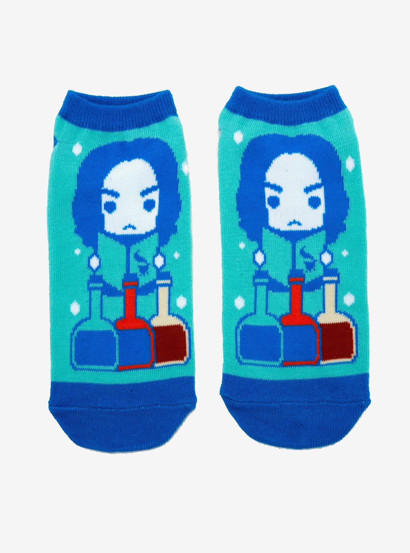 Harry Potter Chibi Snape No-Show Socks, , hi-res