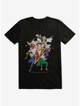 DC Comics Shazam! Group Heroes T-Shirt, BLACK, hi-res
