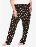 The Nightmare Before Christmas Oogie's Boys' Masks Pajama Pants Plus Size, MULTI, hi-res