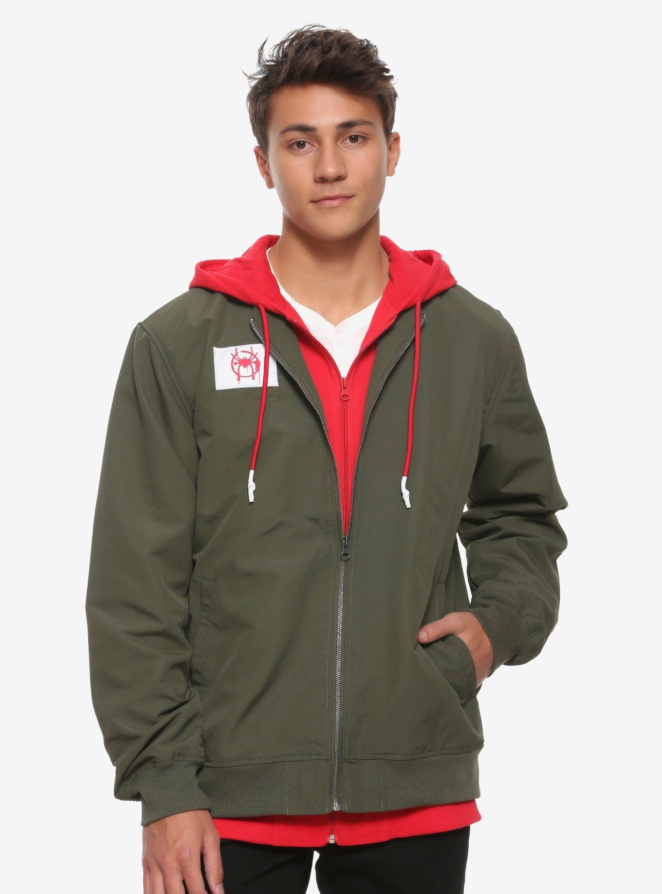 Miles morales hoodie on sale jacket