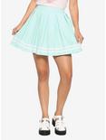 Mint Pleated Cheer Skirt, MINT, hi-res