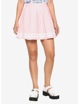 Pink Pleated Cheer Skirt, , hi-res